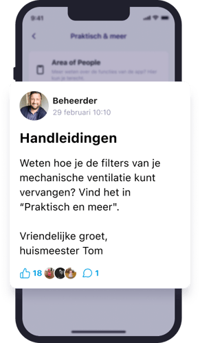 Afbeelding Area of People app praktische informatie