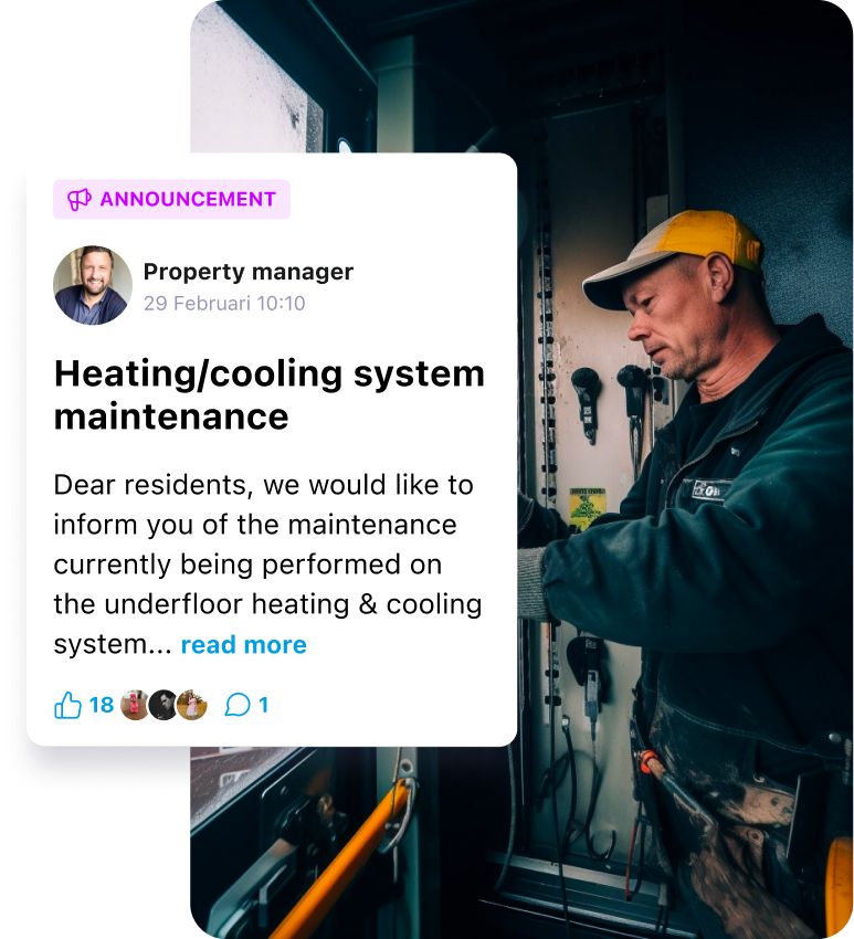 Updates of maintenance activities in the Area of People app